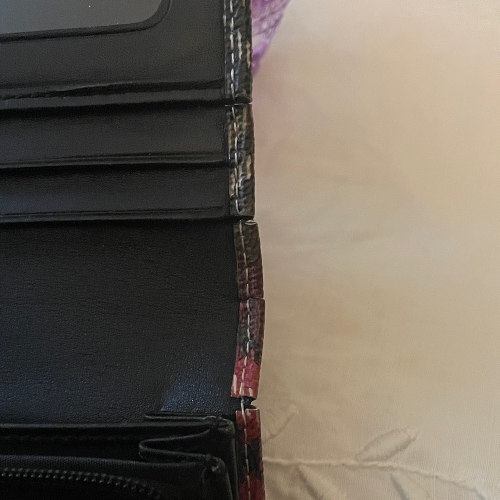 Vivienne Westwood Plaid Wallet - Red, Black, Cream - Picture 9 of 15